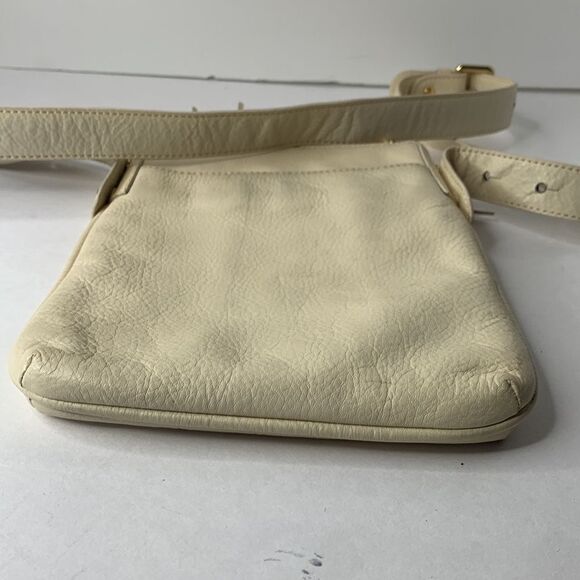 Kelly Tooke cream leather tasseled charm keychain crossbody bag - Picture 7 of 10